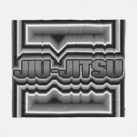 Jiu-Jitsu Fleecedecke (Vorderseite (Horizontal))