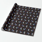 Jiu-Jitsu Frory Christmas Wrapping Paper Geschenkpapier (Ungerollt)