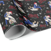 Jiu-Jitsu Frory Christmas Wrapping Paper Geschenkpapier (Rolleneckpunkt)