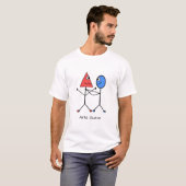 Jiu Jitsu Funny Triangle Choke T-Shirt (Vorne ganz)