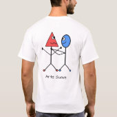Jiu Jitsu Funny Triangle Choke T-Shirt (Rückseite)