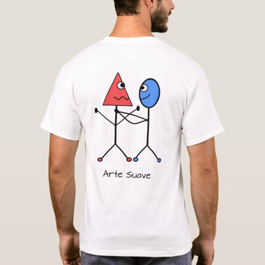 Jiu Jitsu Funny Triangle Choke T-Shirt (Rückseite)