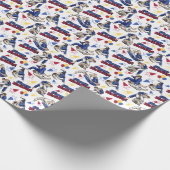 Jiu Jitsu Geschenkpapier (Ecke)