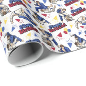 Jiu Jitsu Geschenkpapier (Rolleneckpunkt)
