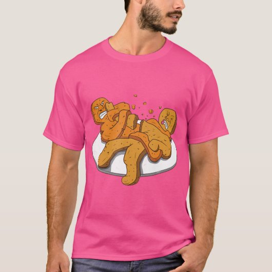 Jiu Jitsu Gingerbread in Armbar Skill Bjj Funny Gi T-Shirt (Vorderseite)