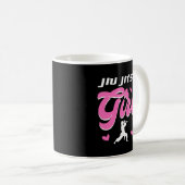 Jiu Jitsu Girl Kaffeetasse (VorderseiteRechts)