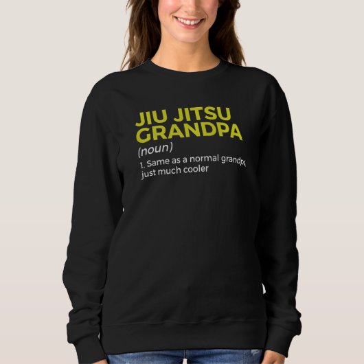 Jiu Jitsu Grandpa Definition Sweatshirt (Vorderseite)