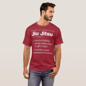Jiu Jitsu - Infreiwilliges Yoga-Wörterbuch Definit T-Shirt (Vorne ganz)