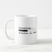"Jiu Jitsu installierend Brasilianer" Tasse (Links)