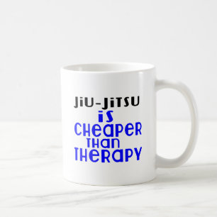 Jiu-Jitsu ist billiger als Therapie Kaffeetasse