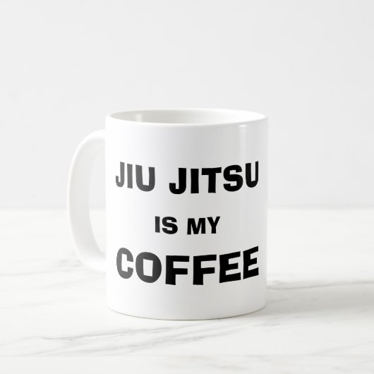 Jiu Jitsu ist meine Kaffee-Tasse Kaffeetasse (Vorderseite Links)