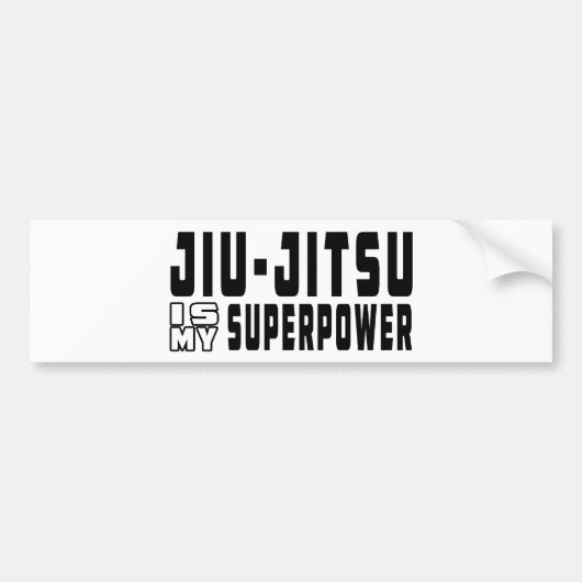 Jiu-Jitsu ist meine Supermacht Autoaufkleber (Vorne)