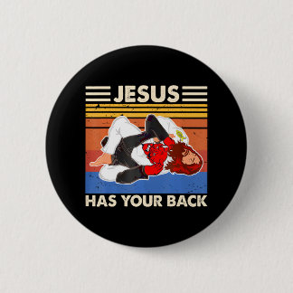 Jiu Jitsu Jesus hat Ihren brasilianischen MIXED MA Button