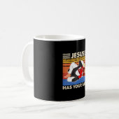 Jiu Jitsu Jesus hat Ihren brasilianischen MIXED MA Kaffeetasse (Vorderseite Links)