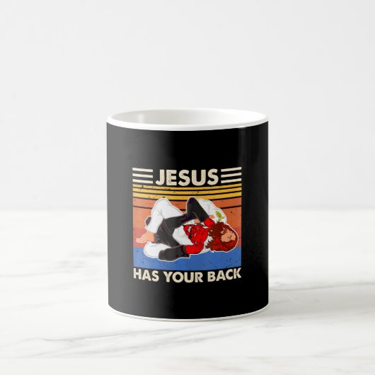 Jiu Jitsu Jesus hat Ihren brasilianischen MIXED MA Kaffeetasse (Mittel)