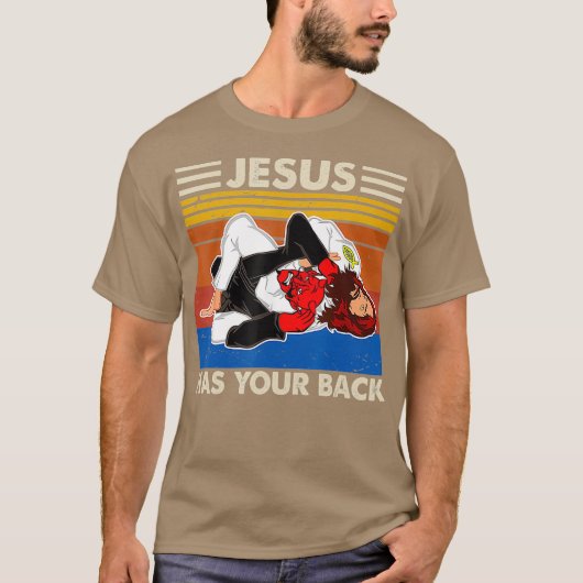Jiu Jitsu Jesus hat Ihren brasilianischen MIXED MA T-Shirt (Vorderseite)