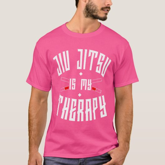 Jiu Jitsu Jiu Jitsu ist meine Therapie T-Shirt (Vorderseite)