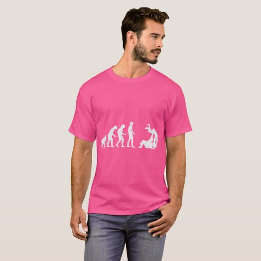 Jiu Jitsu Judo Evolution Funny Martial A T-Shirt (Vorne ganz)