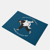 Jiu Jitsu Judo Martial Arts Studio Fußmatte (Schrägansicht)