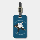 Jiu Jitsu Judo Martial Arts Studio Gepäckanhänger (Vorderseite vertikal)