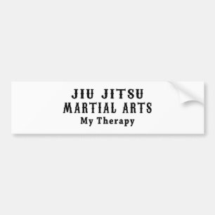 Jiu Jitsu Kampfkünste meine Therapie Autoaufkleber