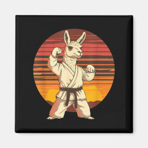 Jiu-Jitsu Kampfsport Taekwondo Kung Fu Alpaka Magnet