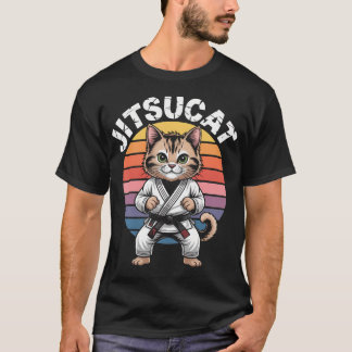 Jiu Jitsu Katzenliebhaber Lustige Bjj Kampfsportar T-Shirt