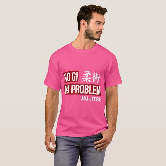Jiu Jitsu - Kein Gi-Problem T-Shirt (Vorne ganz)
