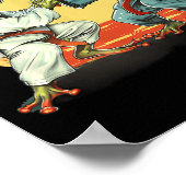 Jiu-Jitsu Kickboxen Judo Toad MMA Kampfsport Poster (Ecke)