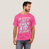 Jiu Jitsu kid wie ein normales Kind, aber Cooler T-Shirt (Vorne ganz)