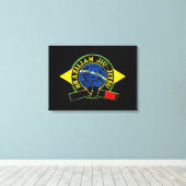 Jiu Jitsu (Leinwand) Leinwanddruck (Insitu (Holzboden))