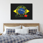 Jiu Jitsu (Leinwand) Leinwanddruck (Insitu (Schlafzimmer))