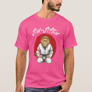 Jiu Jitsu Löwe brasilianisches Jiu Jitsu Mma Ring T-Shirt