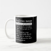 Jiu Jitsu Lustige Definition BJJ oder MMA Brasilia Kaffeetasse (Links)