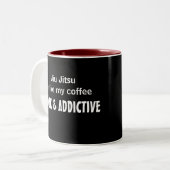 Jiu Jitsu lustige Tasse (Vorderseite Links)