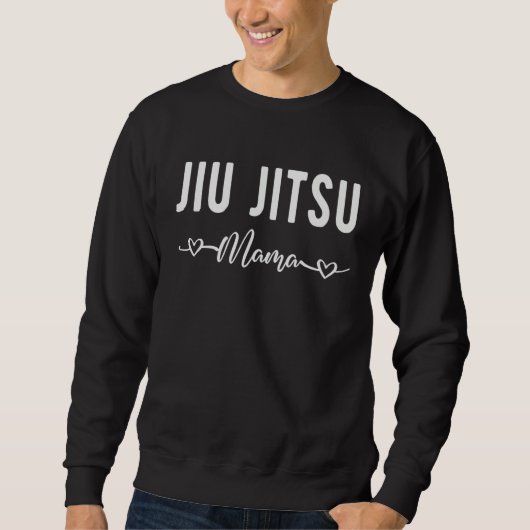 Jiu Jitsu Mama  Brazilian JuJitsu Martial Mom Sweatshirt (Vorderseite)