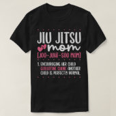 Jiu Jitsu Mama Jiujitsu BJJ Brasilianischer Jiu Ji T-Shirt (Design vorne)