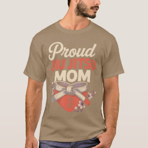 Jiu Jitsu Mama Mutter Retro Vintage Stolz Jiu Jits T-Shirt