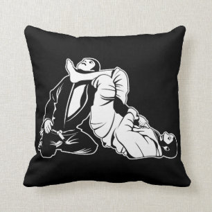 jiu jitsu martial art fighter fight vector kissen