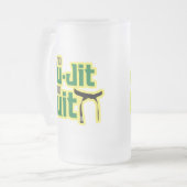 Jiu-Jitsu Mattglas Bierglas (Vorderseite Links)