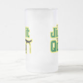 Jiu-Jitsu Mattglas Bierglas (Mittel)