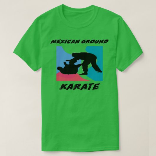 Jiu Jitsu Mexican Ground Karate BJJ T-Shirt (Design vorne)