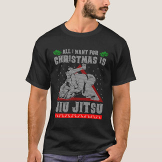 Jiu Jitsu Mixed Martial Arts Bjj Ugly Xmas Geschen T-Shirt