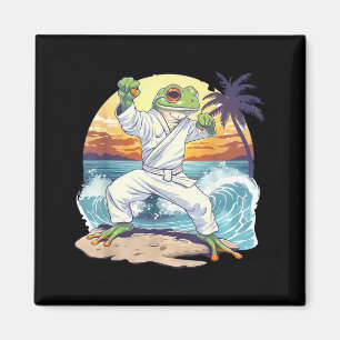 Jiu-Jitsu MMA Kröte Taekwondo Frosch Judo Strand Magnet