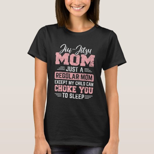 Jiu Jitsu Moms  Mother Brazilian BJJ Mom Grappling T-Shirt (Vorderseite)
