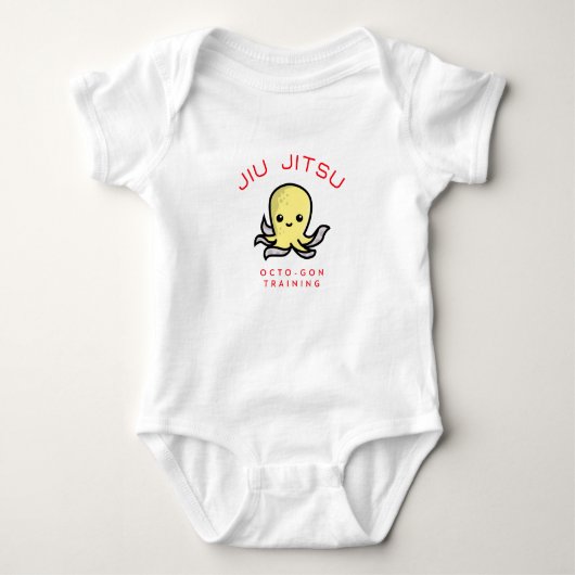Jiu Jitsu Octo-gon Training Baby Strampler (Vorderseite)