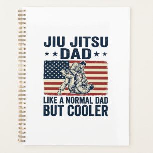 Jiu Jitsu Papa Vintage Flag Shirt Design_1 Planer