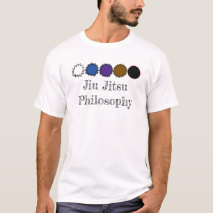 Jiu Jitsu Philosophie Von Weiß bis Schwarz Belt T-Shirt