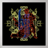 Jiu Jitsu Poster Red Fighters (Vorne)