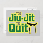 Jiu-Jitsu Postkarte (Vorne/Hinten)